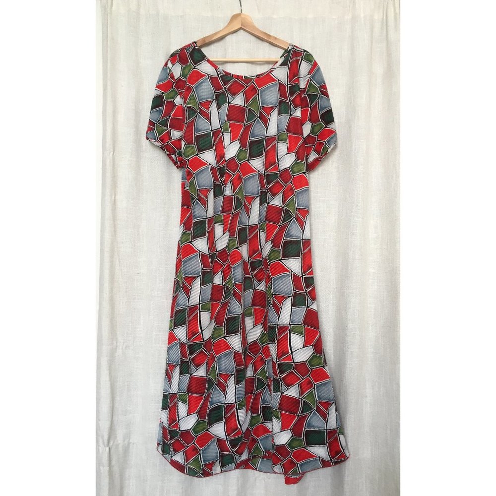 Vintage mutli-colored Maxi Dress